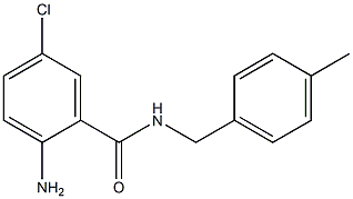 2-amino-5-chloro-N-(4-methylbenzyl)benzamide 结构式