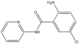 2-amino-5-chloro-N-pyridin-2-ylbenzamide 结构式