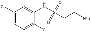 2-amino-N-(2,5-dichlorophenyl)ethane-1-sulfonamide 结构式