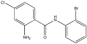 2-amino-N-(2-bromophenyl)-4-chlorobenzamide 结构式
