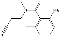 2-amino-N-(2-cyanoethyl)-N,6-dimethylbenzamide 结构式