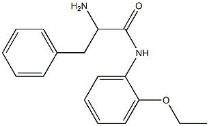 2-amino-N-(2-ethoxyphenyl)-3-phenylpropanamide 结构式