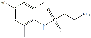2-amino-N-(4-bromo-2,6-dimethylphenyl)ethane-1-sulfonamide 结构式