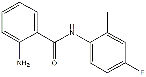 2-amino-N-(4-fluoro-2-methylphenyl)benzamide 结构式