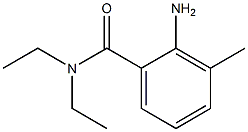 2-amino-N,N-diethyl-3-methylbenzamide 结构式