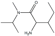 2-amino-N-isopropyl-N,3-dimethylpentanamide 结构式