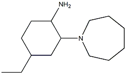 2-azepan-1-yl-4-ethylcyclohexanamine 结构式