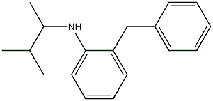 2-benzyl-N-(3-methylbutan-2-yl)aniline 结构式