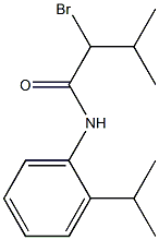 2-bromo-3-methyl-N-[2-(propan-2-yl)phenyl]butanamide 结构式