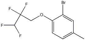 2-bromo-4-methyl-1-(2,2,3,3-tetrafluoropropoxy)benzene 结构式