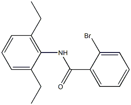 2-bromo-N-(2,6-diethylphenyl)benzamide 结构式