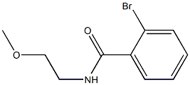2-bromo-N-(2-methoxyethyl)benzamide 结构式