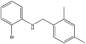 2-bromo-N-[(2,4-dimethylphenyl)methyl]aniline 结构式