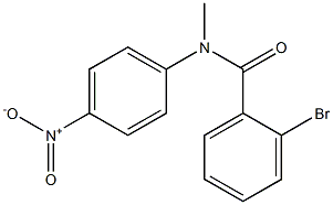 2-bromo-N-methyl-N-(4-nitrophenyl)benzamide 结构式