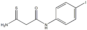 2-carbamothioyl-N-(4-iodophenyl)acetamide 结构式