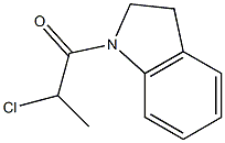 2-chloro-1-(2,3-dihydro-1H-indol-1-yl)propan-1-one 结构式