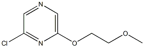 2-chloro-6-(2-methoxyethoxy)pyrazine 结构式