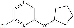 2-chloro-6-(cyclopentyloxy)pyrazine 结构式