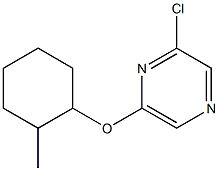 2-chloro-6-[(2-methylcyclohexyl)oxy]pyrazine 结构式