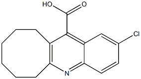 2-chloro-6H,7H,8H,9H,10H,11H-cycloocta[b]quinoline-12-carboxylic acid 结构式