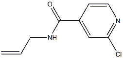 2-chloro-N-(prop-2-en-1-yl)pyridine-4-carboxamide 结构式