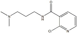 2-chloro-N-[3-(dimethylamino)propyl]pyridine-3-carboxamide 结构式