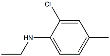2-chloro-N-ethyl-4-methylaniline 结构式