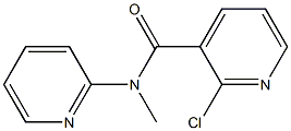 2-chloro-N-methyl-N-(pyridin-2-yl)pyridine-3-carboxamide 结构式