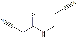 2-cyano-N-(2-cyanoethyl)acetamide 结构式