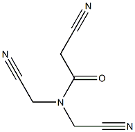 2-cyano-N,N-bis(cyanomethyl)acetamide 结构式