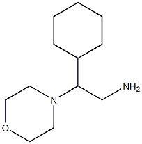 2-cyclohexyl-2-morpholin-4-ylethanamine 结构式