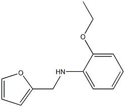 2-ethoxy-N-(furan-2-ylmethyl)aniline 结构式