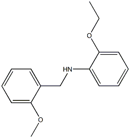 2-ethoxy-N-[(2-methoxyphenyl)methyl]aniline 结构式