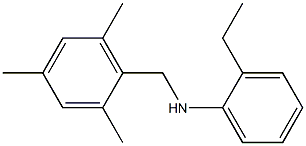 2-ethyl-N-[(2,4,6-trimethylphenyl)methyl]aniline 结构式