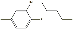 2-fluoro-5-methyl-N-pentylaniline 结构式
