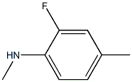 2-fluoro-N,4-dimethylaniline 结构式