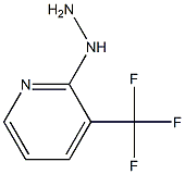 2-hydrazinyl-3-(trifluoromethyl)pyridine 结构式