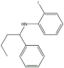 2-iodo-N-(1-phenylbutyl)aniline 结构式