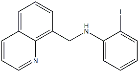 2-iodo-N-(quinolin-8-ylmethyl)aniline 结构式