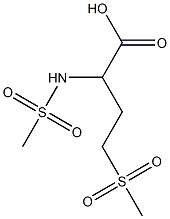 2-methanesulfonamido-4-methanesulfonylbutanoic acid 结构式