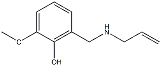 2-methoxy-6-[(prop-2-en-1-ylamino)methyl]phenol 结构式