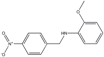 2-methoxy-N-[(4-nitrophenyl)methyl]aniline 结构式