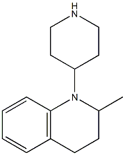 2-methyl-1-piperidin-4-yl-1,2,3,4-tetrahydroquinoline 结构式