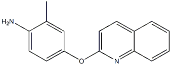 2-methyl-4-(quinolin-2-yloxy)aniline 结构式