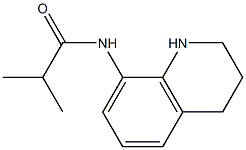 2-methyl-N-(1,2,3,4-tetrahydroquinolin-8-yl)propanamide 结构式