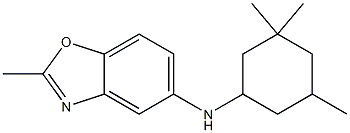 2-methyl-N-(3,3,5-trimethylcyclohexyl)-1,3-benzoxazol-5-amine 结构式