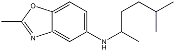 2-methyl-N-(5-methylhexan-2-yl)-1,3-benzoxazol-5-amine 结构式
