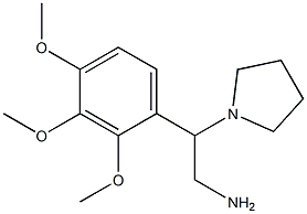 2-pyrrolidin-1-yl-2-(2,3,4-trimethoxyphenyl)ethanamine 结构式