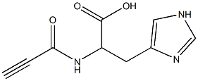 3-(1H-imidazol-4-yl)-2-(propioloylamino)propanoic acid 结构式