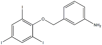 3-(2,4,6-triiodophenoxymethyl)aniline 结构式